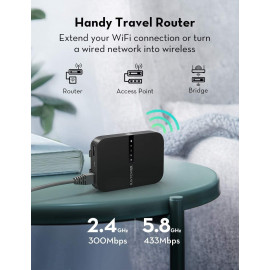 NewQ Filehub AC750: Portable Router & Filehub for Travelers