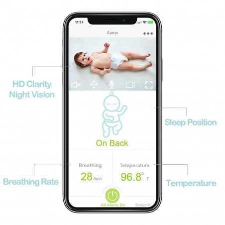 Sense-U Video and Monitor, the complete system for babies