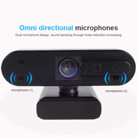 Webcam ANTZZON : Vidéo HD & Micro Anti-Bruit