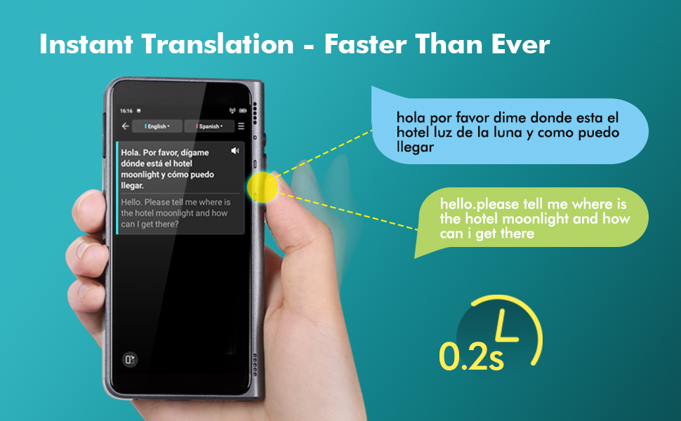 instant language translator device