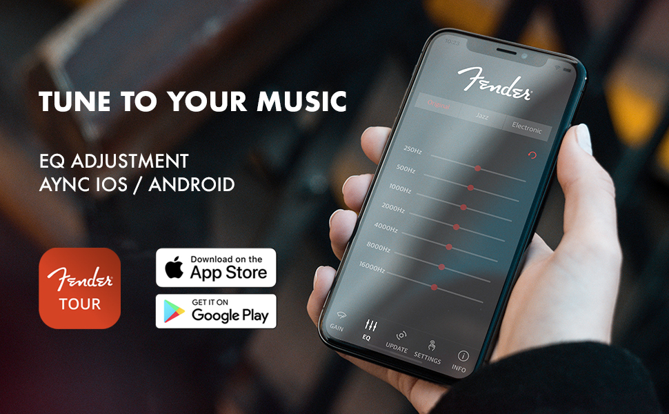 Fender Tour App, App Store, Google Play, Apple, Android