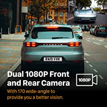 Dual 1080P Front and Rear Camera