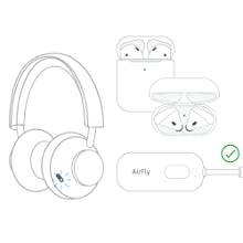 Step 3: Headphones and AirFly will show 'Paired'