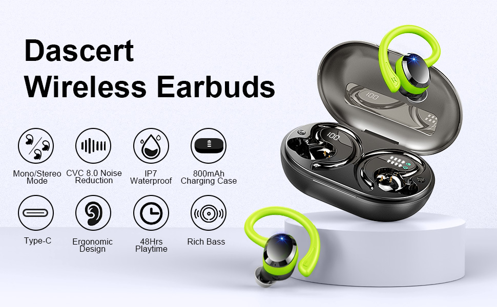 Dascert wireless earbud