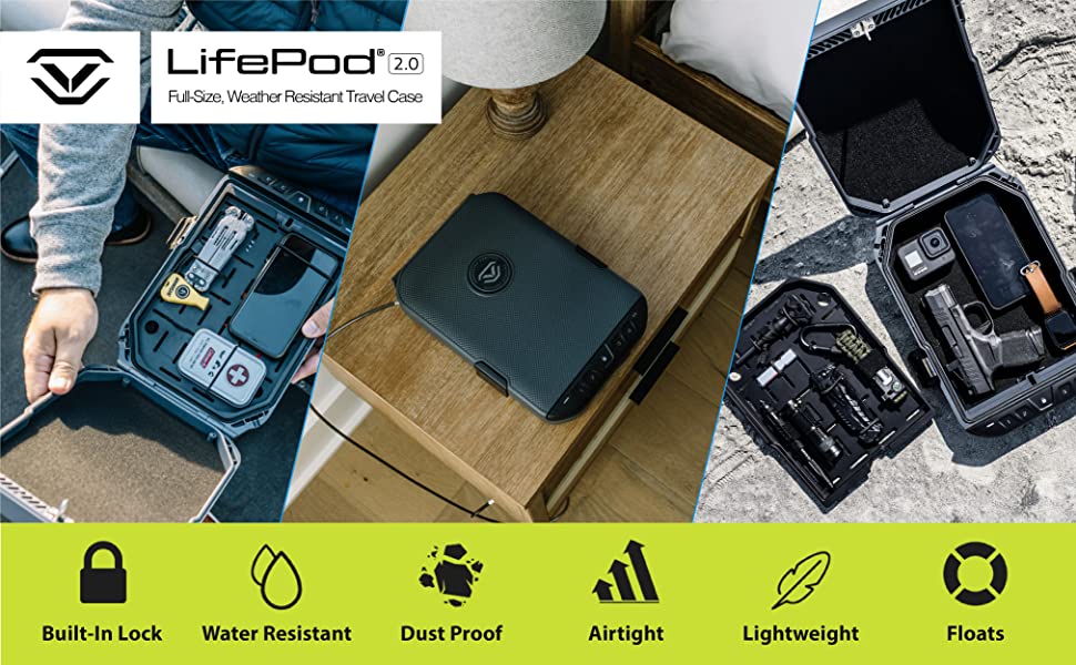 Introducing 2.0 LifePod, the latest addition to Vaultek's rugged line of cases.
