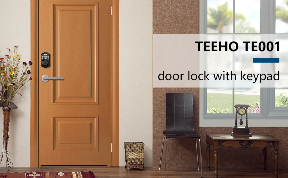 TEEHO TE001 door lock with keypad
