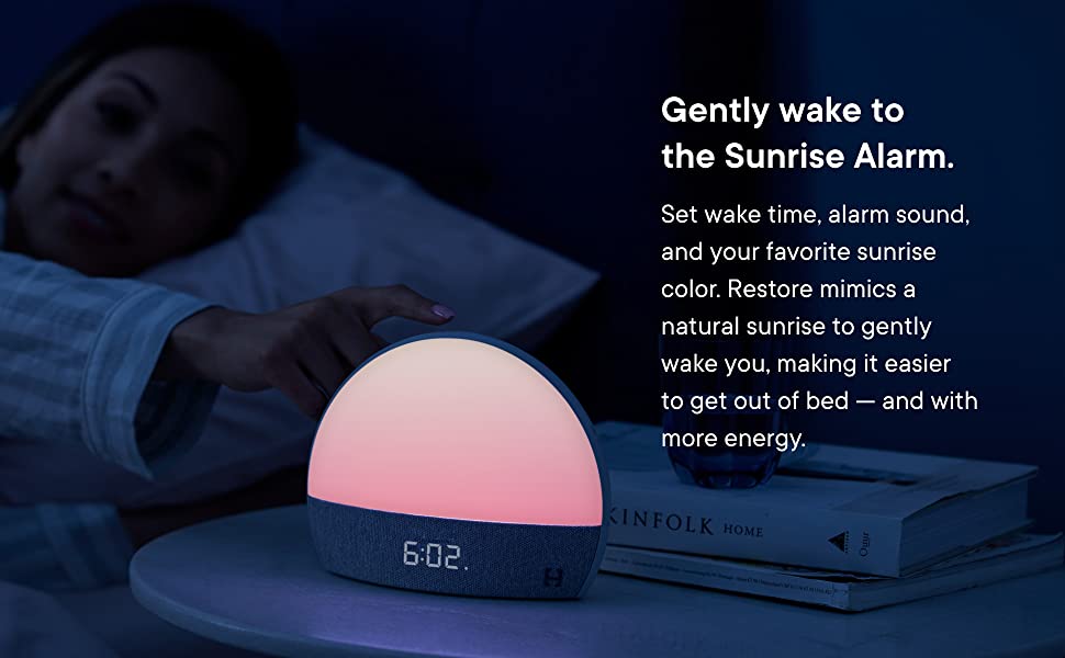 sleep, app, sound machine, light, alarm clock, sunrise alarm