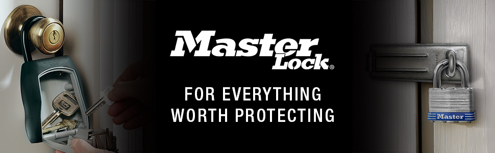 Master Lock, Lock Box, Universal Lock Box, Small Lock, Set Your Own Combination, Portable Security