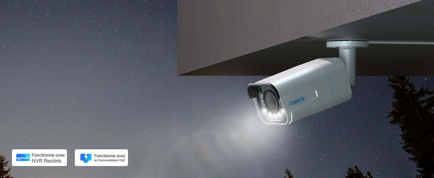 Reolink 4K Caméra de Surveillance Extérieure PoE avec Zoom Optique 5X