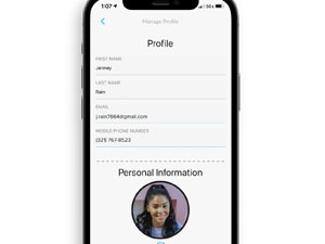 Save your profile information that is instantly sent to dispatch during emergency