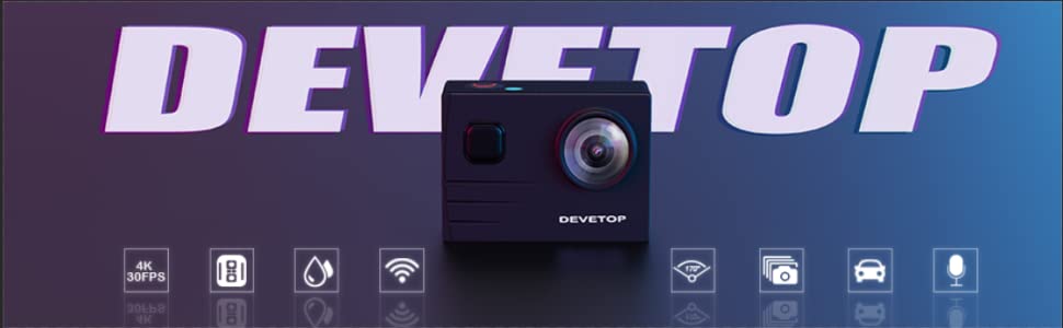 DEVETOP Action Cam