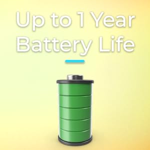 battery, one year battery life.