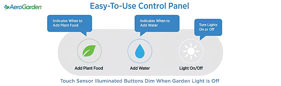 AeroGarden Harvest Control Panel