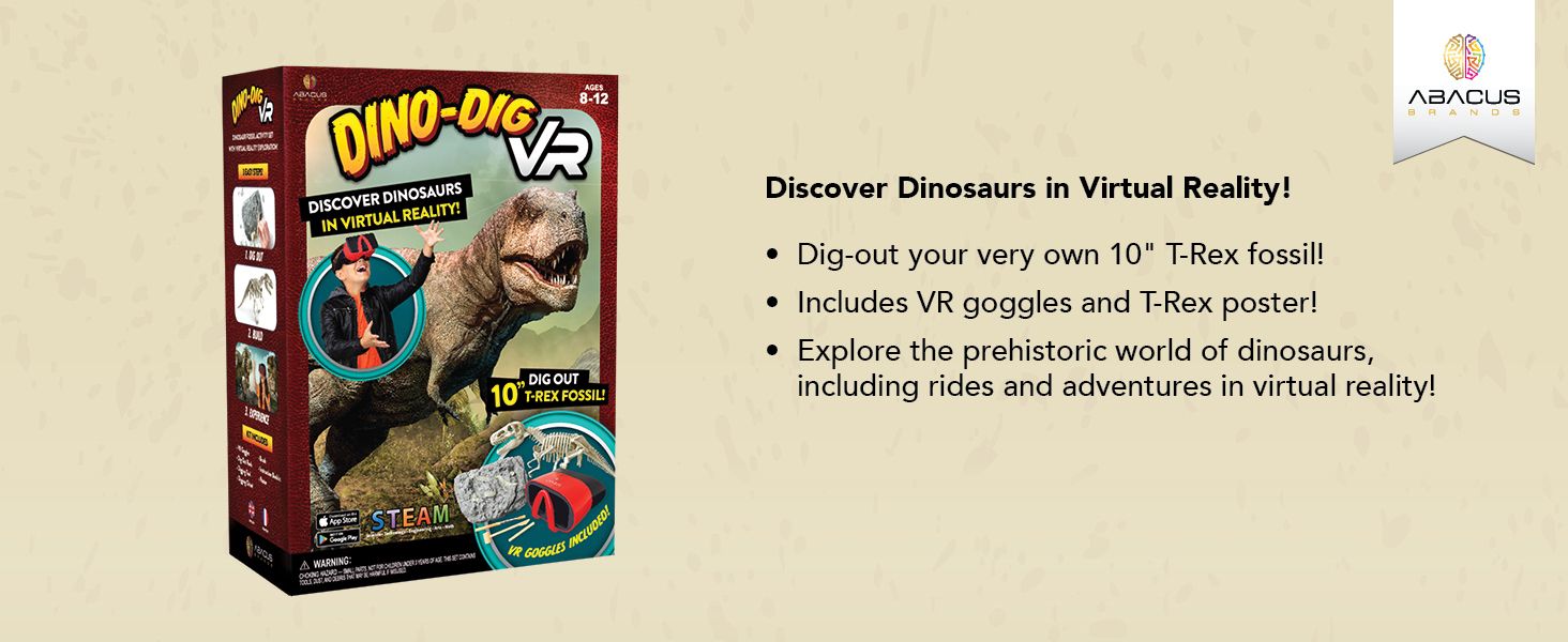 Discover dinosaurs in virtual reality!