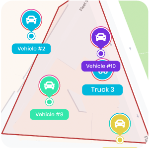 GPS tracker with custom boundaries and in app and text sms notifications