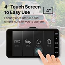 4" Touch Screen