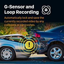 G-sensor and Loop Recording