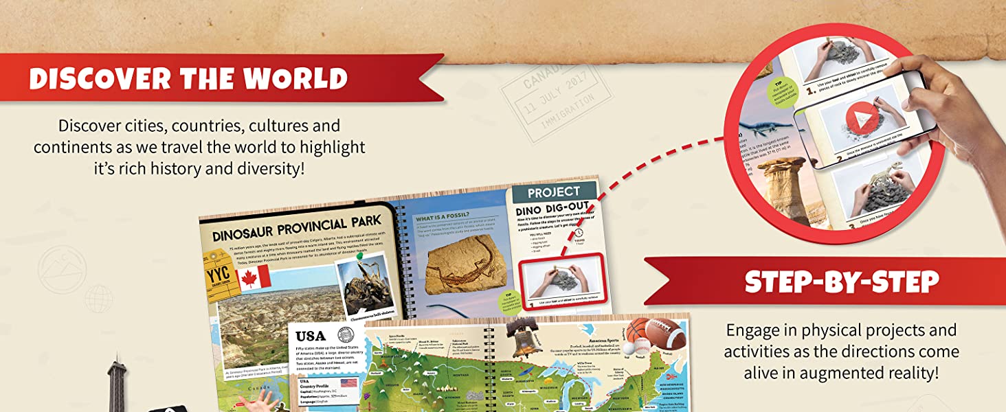 Discover the world with hands-on projects and activities!