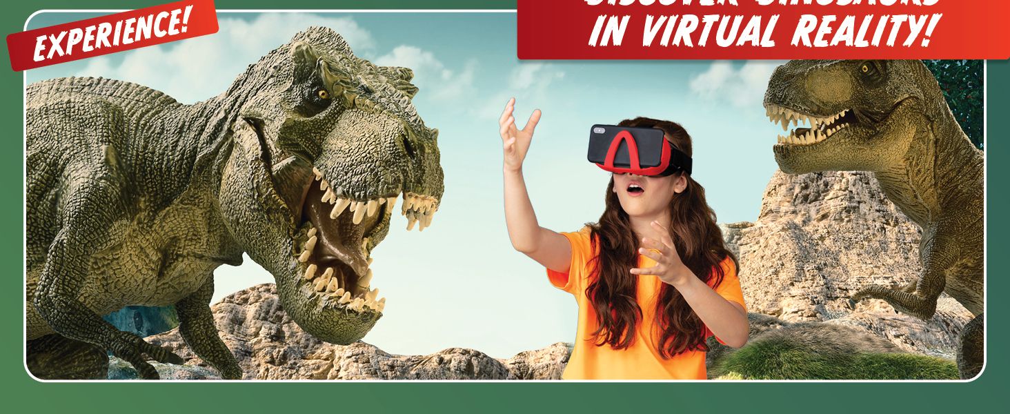 Discover dinosaurs in Virtual Reality