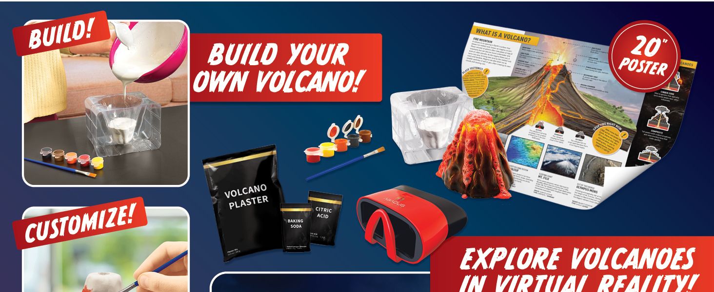 Build your own volcano