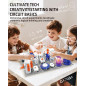 Science STEM Kits for Kids - 66 Pcs Electronics Exploration DIY Circuit Set with 1200+ Projects & Manual