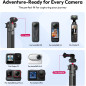 ULANZI MT-16 Extendable Mini Camera Tripod with 4-Level Adjustment, 360° Ball Head, Lightweight & Portable